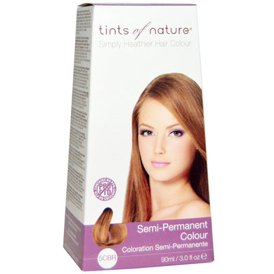 Tints of Nature Semi Permanent Hair Colour Copper Brown  5CBR