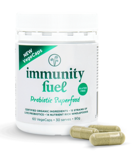 Immunity Fuel Gluten Free Probiotic Superfood - 60 VegeCaps