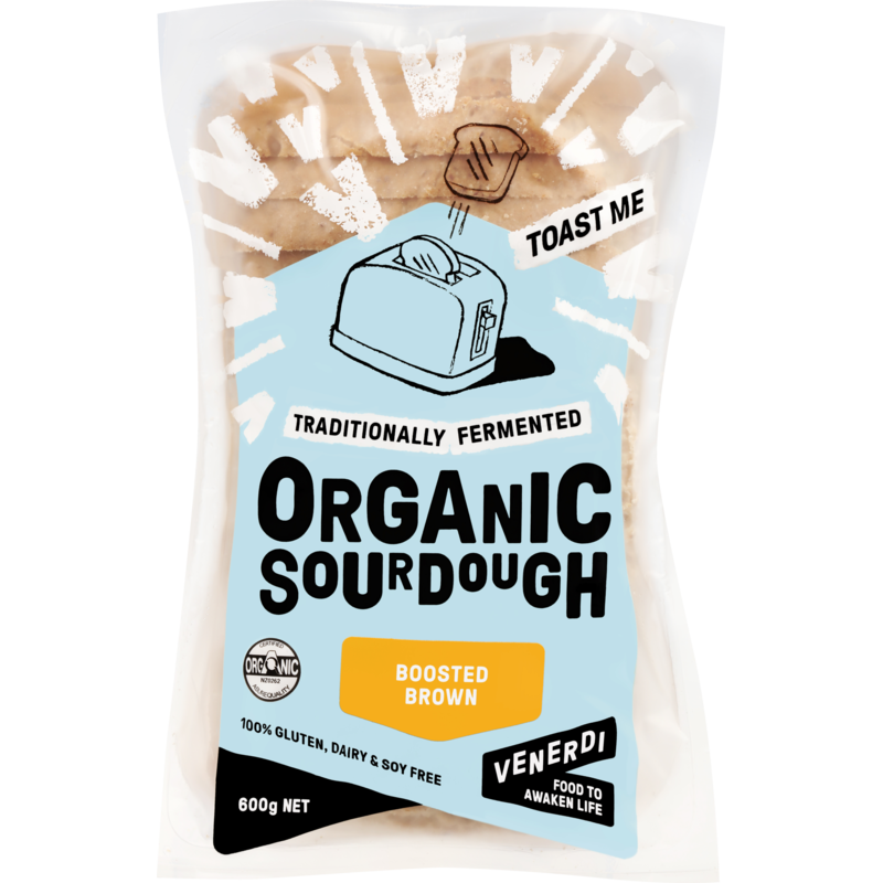 Venerdi Organic Sourdough - Boosted Brown