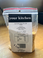 Load image into Gallery viewer, Your Kitchen Mustard Seed Yellow 100g