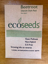 Load image into Gallery viewer, Eco Seeds Beetroot - Detroit Dark Red