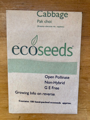 Eco Seeds Cabbage - Pak Choi