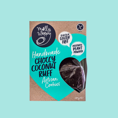 Choccy Coconut Ruff Cookies 185g - Gluten Free