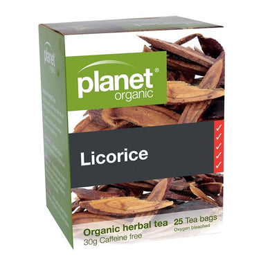 Planet Organic Licorice Tea - 25 Bags