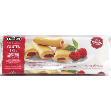 Orgran Gluten Free Fruit Filled Biscuits - Raspberry