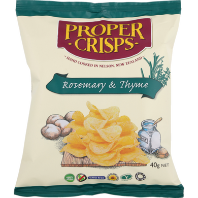 Proper Crisps Rosemary & Thyme 40g