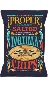 Proper Crisps Salted Tortilla Chips 170g