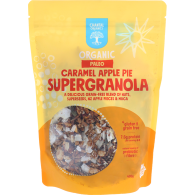 Chantal Organics Paleo Supergranola Caramel Apple Pie 400g