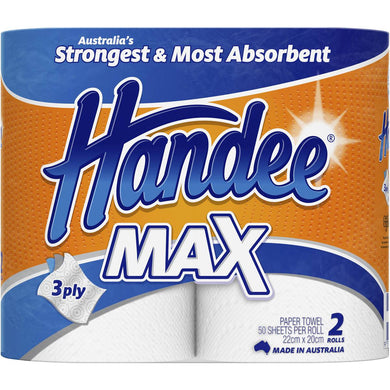 Handee Max Paper Towels 3 Ply