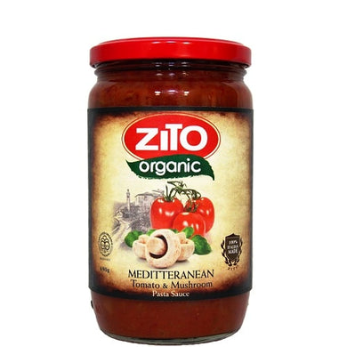 Zito Organic Pasta Sauce - Meditteranean 690g