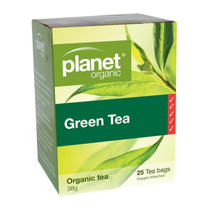 Planet Organic Green Tea - 25 Bags