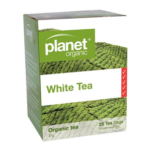 Planet Organic White Tea - 25 Bags
