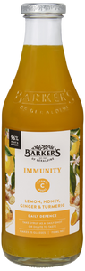 Barkers Immunity Syrup - Lemon Honey Ginger & Turmeric 710ml