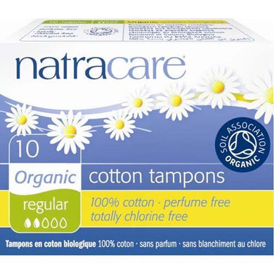 Natracare Cotton Tampons - Regular 10s