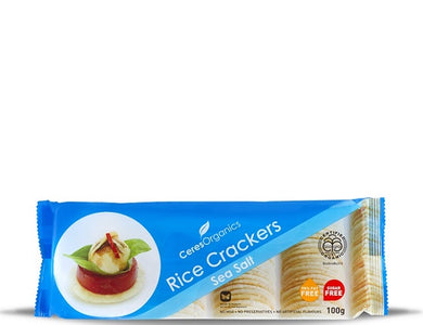 Ceres Organics Sea Salt Rice Crackers 100g