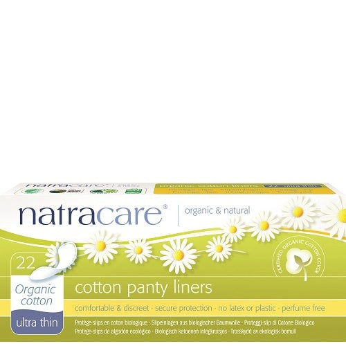 Natracare Cotton Panty Liners Ultra Thin 22s – Brydone Wholefoods