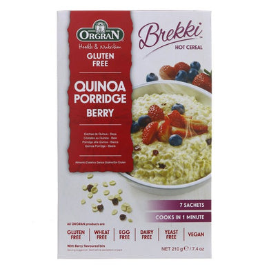 Orgran Quinoa Porridge - 7 Berry Sachets