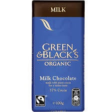 Green & Blacks Milk Chocolate 100g