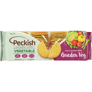 Peckish Vegetable Garden Crackers 100g