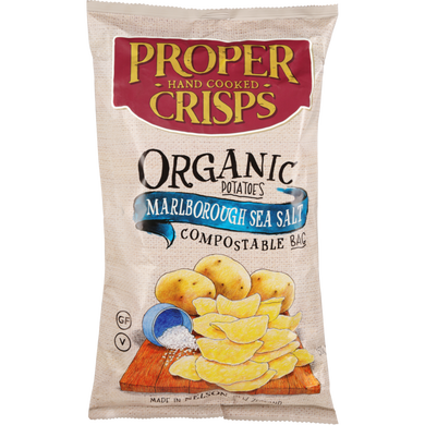 Proper Crisps Organic Sea Salt 150g