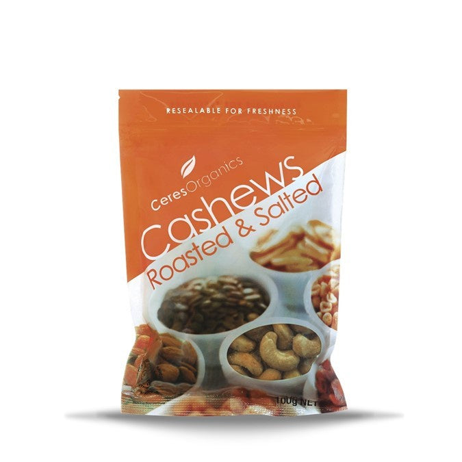 Ceres Cashews Roasted & Salted 100g