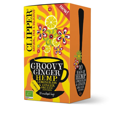 Clipper Groovy Hemp Lemongrass & Ginger Tea - 20 Bags