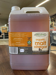 Bayden's Organic Malt Vinegar 5L