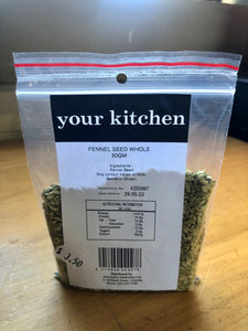 Your Kitchen Fennel Seed Whole 50g