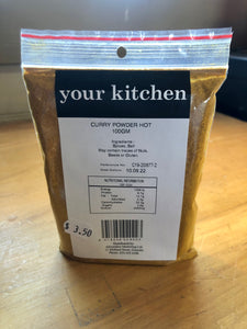 Your Kitchen Curry Powder Hot 100g