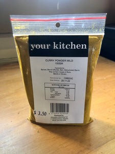 Your Kitchen Curry Powder Mild 100g