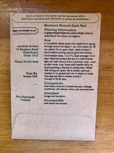 Eco Seeds Beetroot - Detroit Dark Red