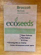 Load image into Gallery viewer, Eco Seeds Broccoli - De Cicco