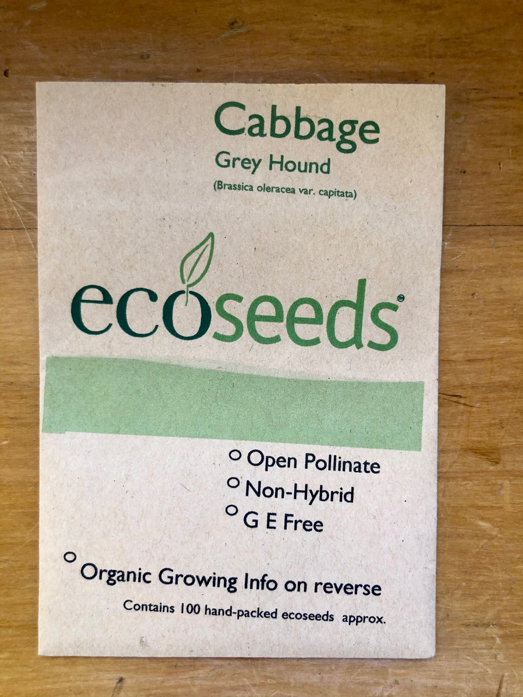 Eco Seeds Cabbage - Grey Hound