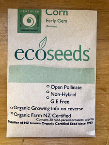 Eco Seeds Corn - Early Gem