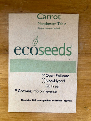 Eco Seeds Carrot - Manchester Table