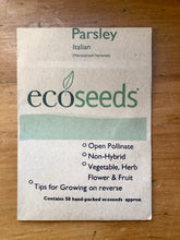 Load image into Gallery viewer, Eco Seeds Parsley - Italian