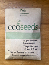 Load image into Gallery viewer, Eco Seeds Pea - Greenfeast
