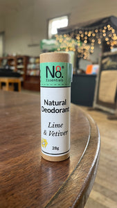 Natural Deodorant Lime & Vetiver 28g