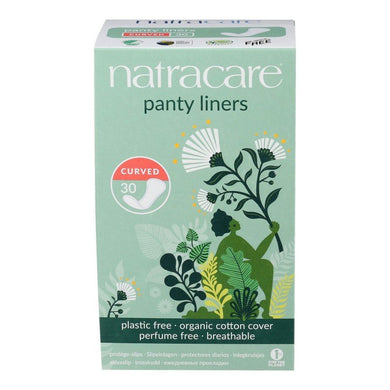 Natracare Cotton Panty Liners Curved 30s