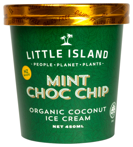 Little Island Mint Choc Chip Icecream - Dairy Free 450ml