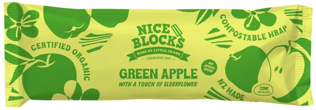 LICC Nice Blocks Green Apple Ice Block