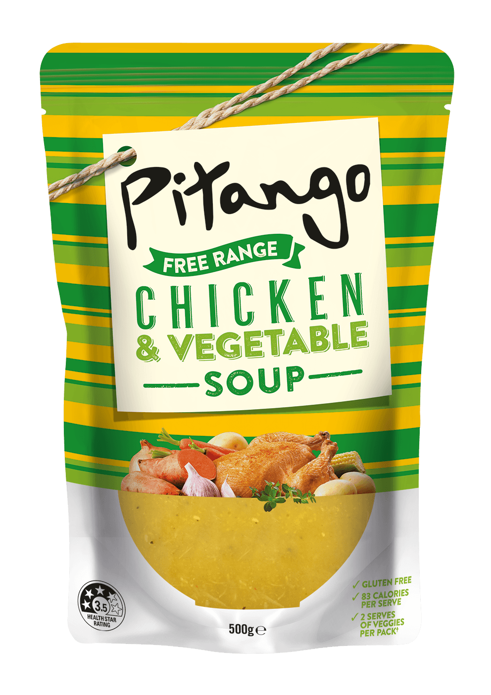 Pitango Free Range Chicken & Vegetable Soup 500ml