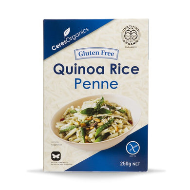 Ceres Organics Quinoa Rice Penne 250g Gluten Free