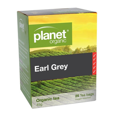 Planet Organic Earl Grey Tea - 25 Bag