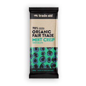 Trade Aid Mint Crisp Chocolate 100g