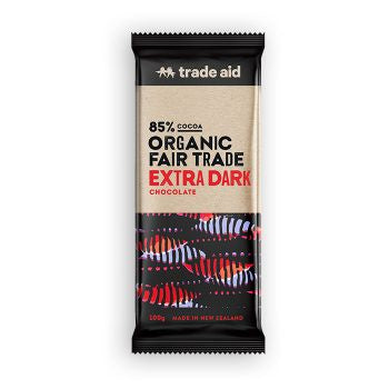 Trade Aid Extra Dark 85% Chocolate 100g