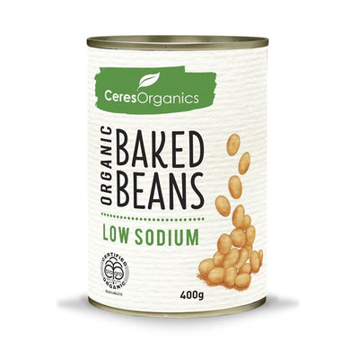 Ceres Organics Baked Beans Low Sodium 400g