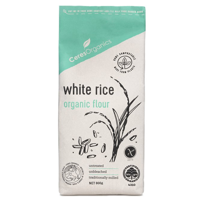 Ceres Organics White Rice Flour 800g