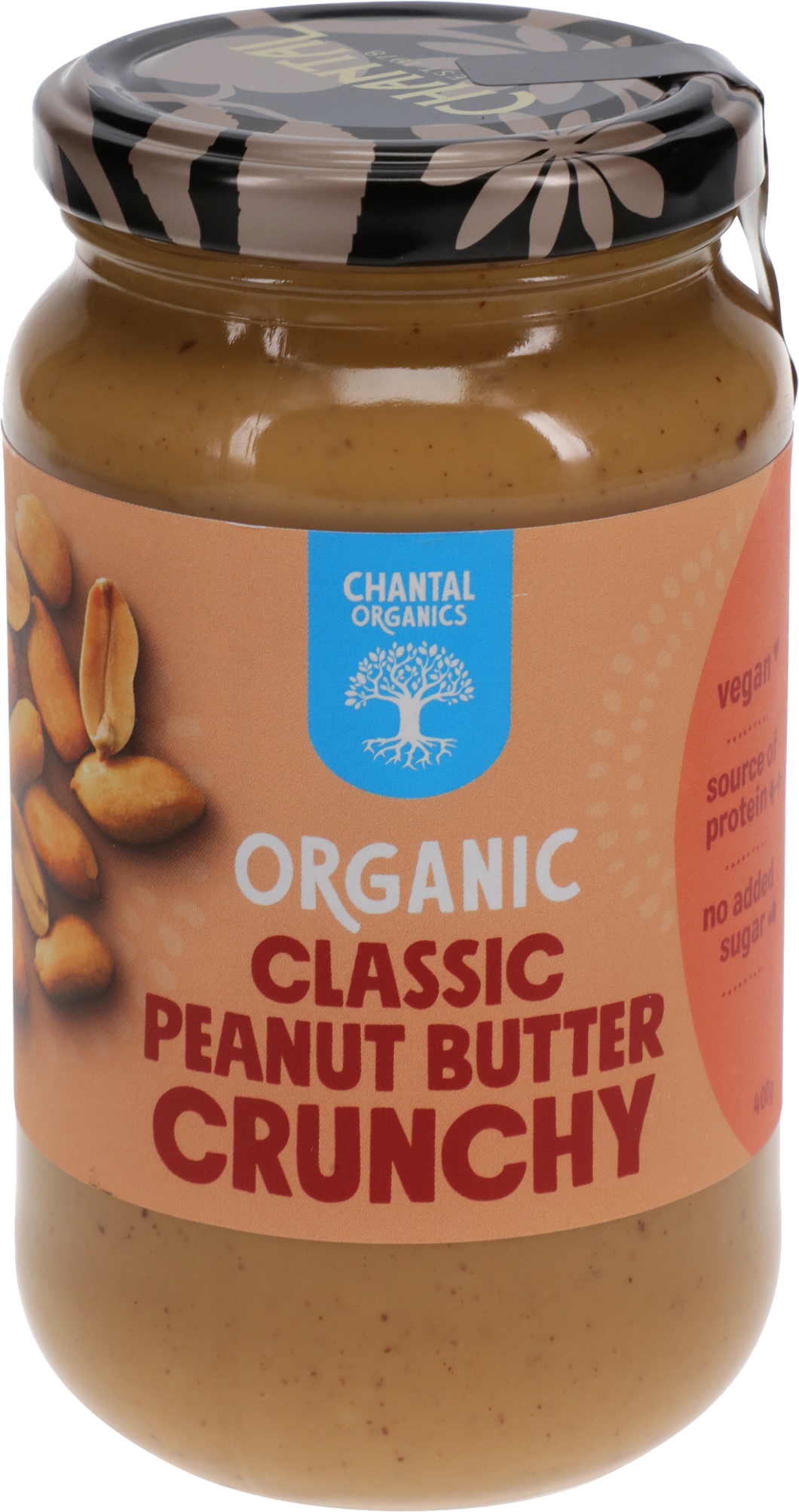 Chantal Organics Classic Crunchy Peanut Butter 700g