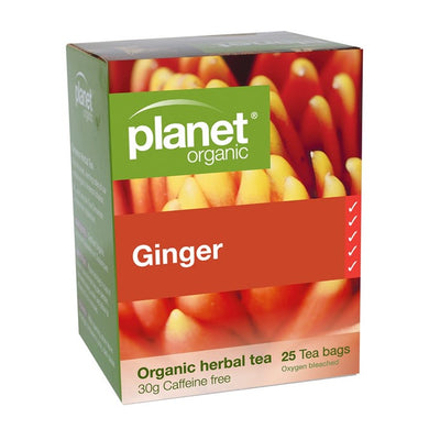 Planet Organic Ginger Tea - 25 Bags